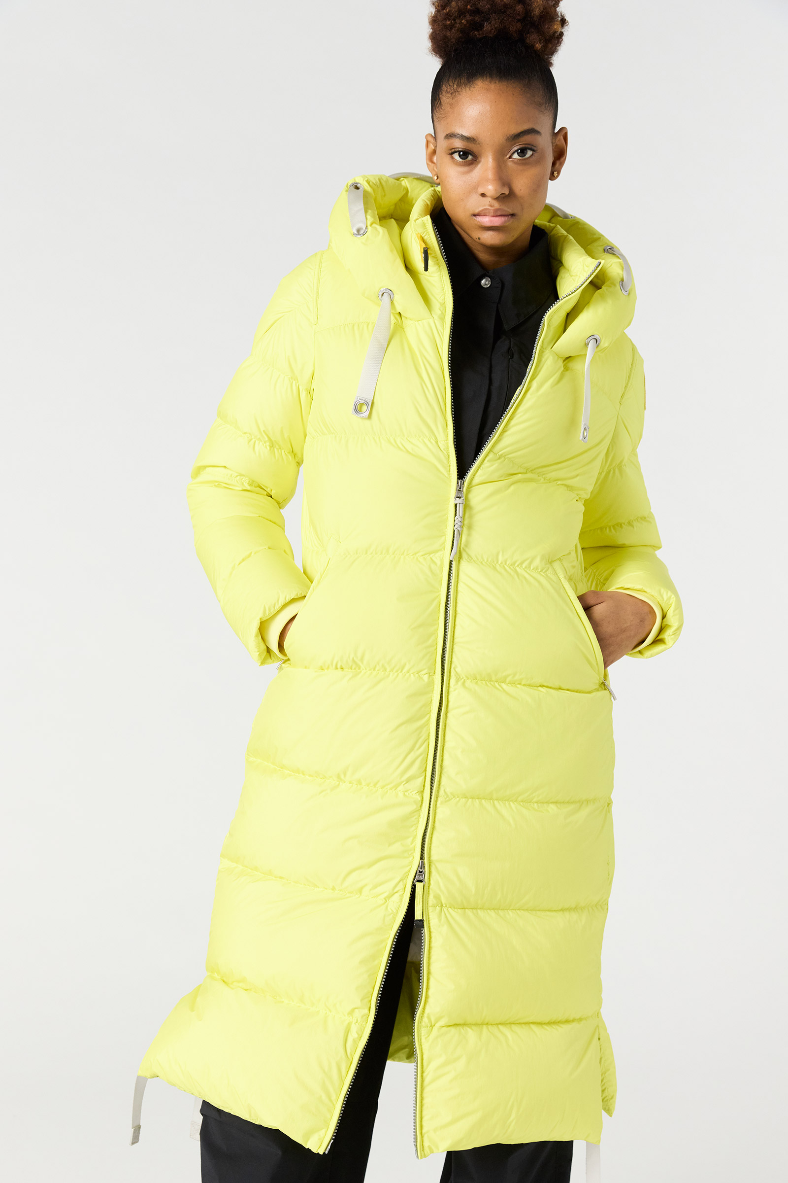 PARAJUMPERS EL31 PANDA LANGE DAUNENJACKE  CHARLOCK 0303