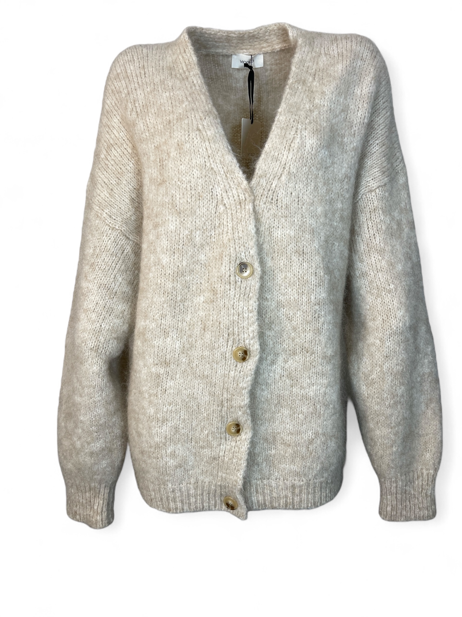 VICOLO 33042F STRICKJACKE BEIGE VICOLO 33042F STRICKJACKE BEIGE