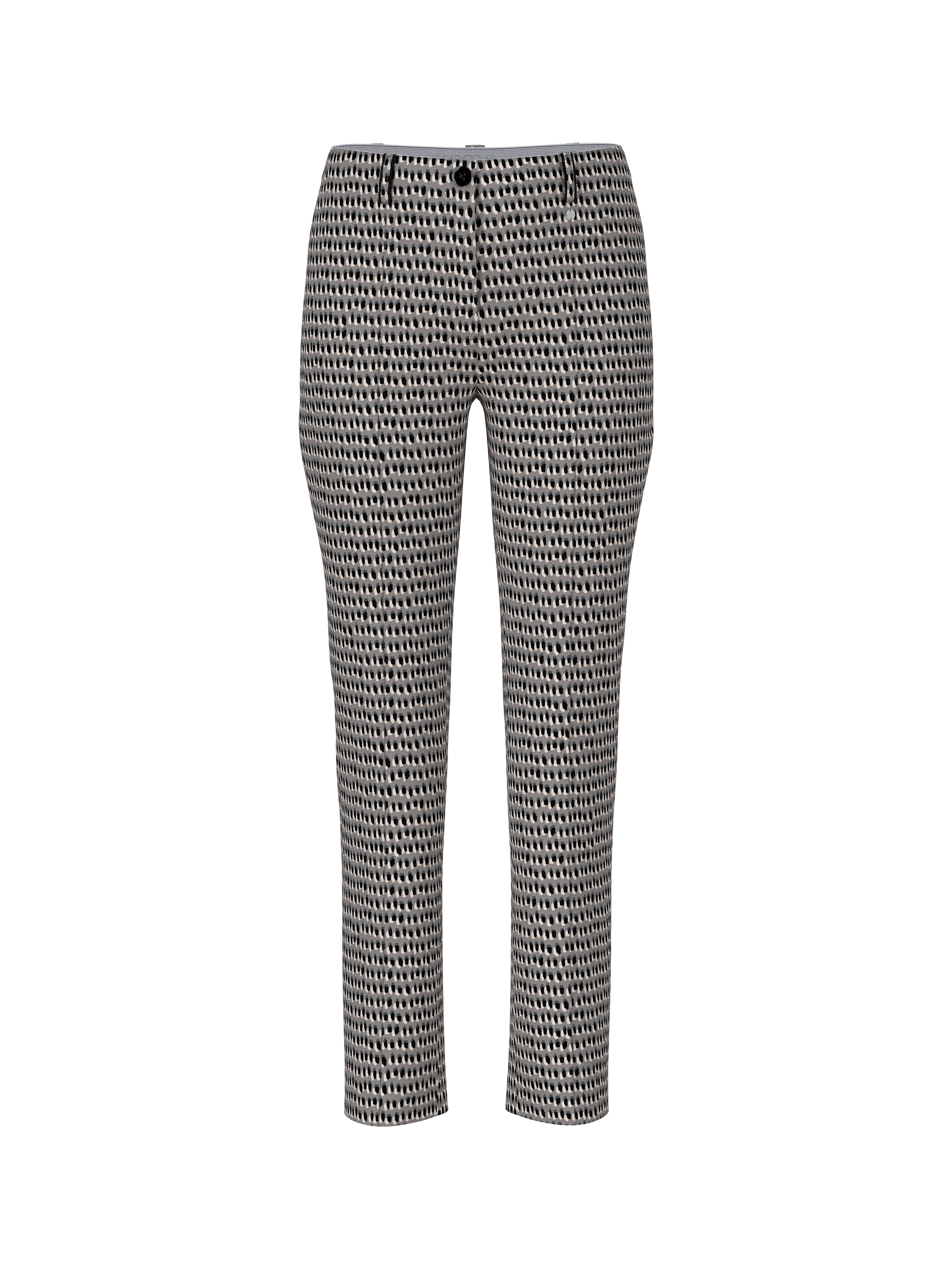 MARC CAIN ZC 81.11 J39  Scuba-Hose SYDNEY mit Sprinkles-Print Grau