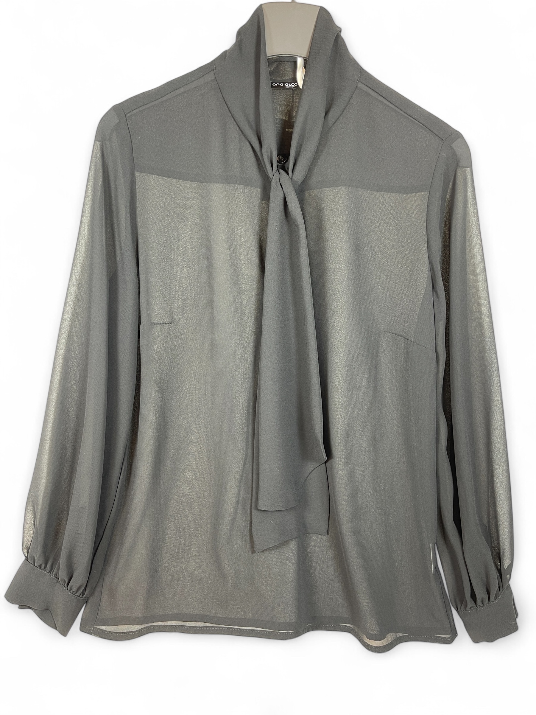 ANA ALCAZAR  071706-3780 Schluppenbluse Schwarz