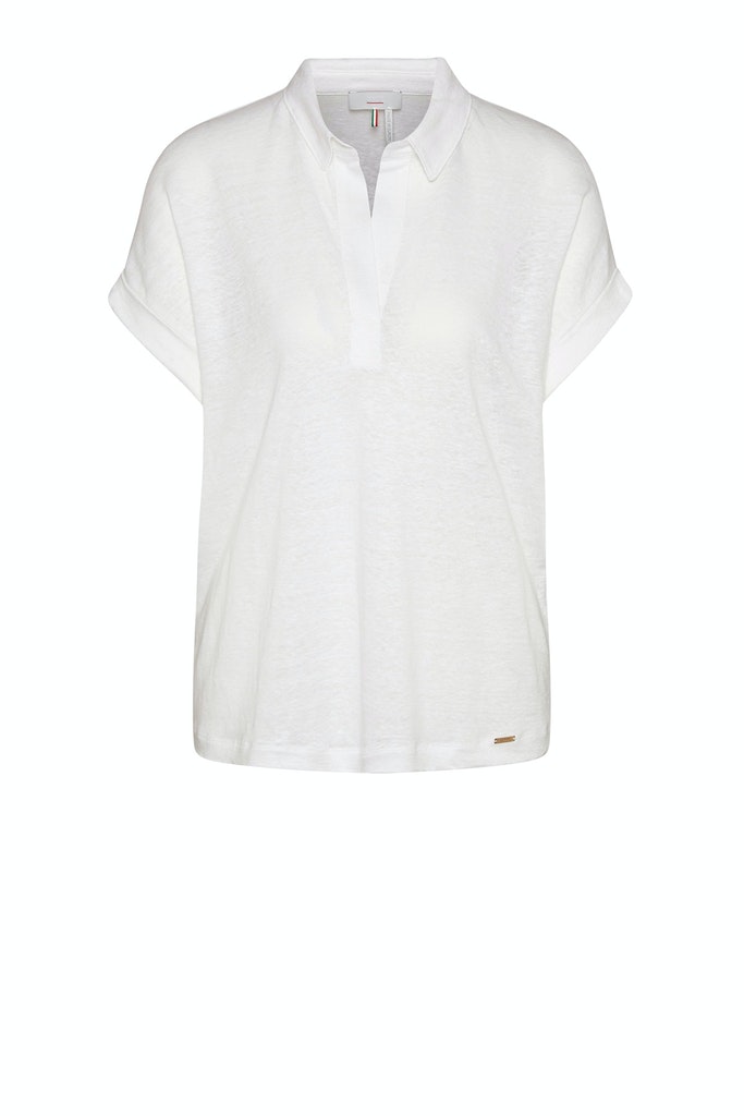CINQUE 52378430 CITACK Damen Jersey Shirt  Leinen weiß 01