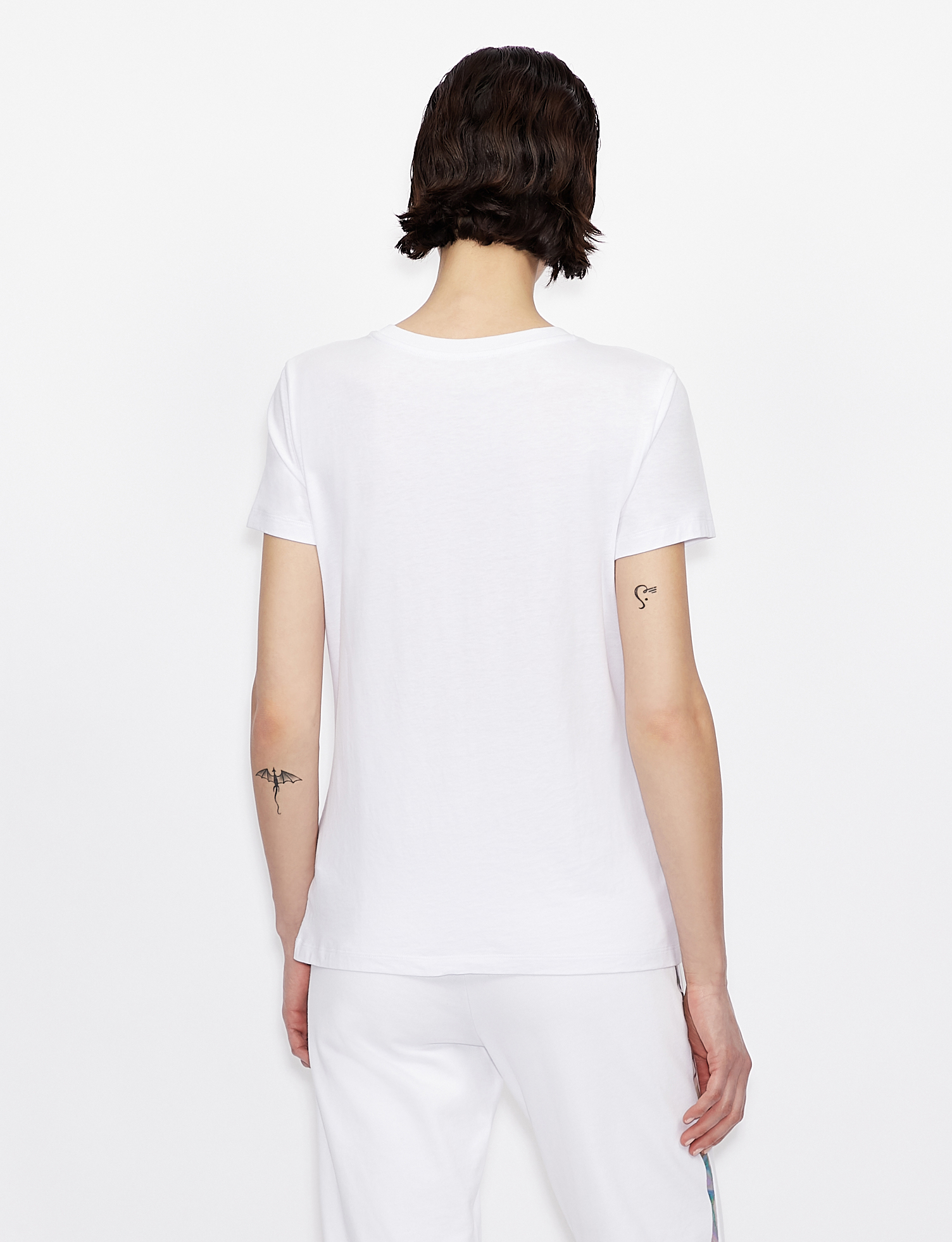 ARMANI EXCHANGE  6KYTGF YJG3Z Damen T-Shirt OPTIC WHITE 1000