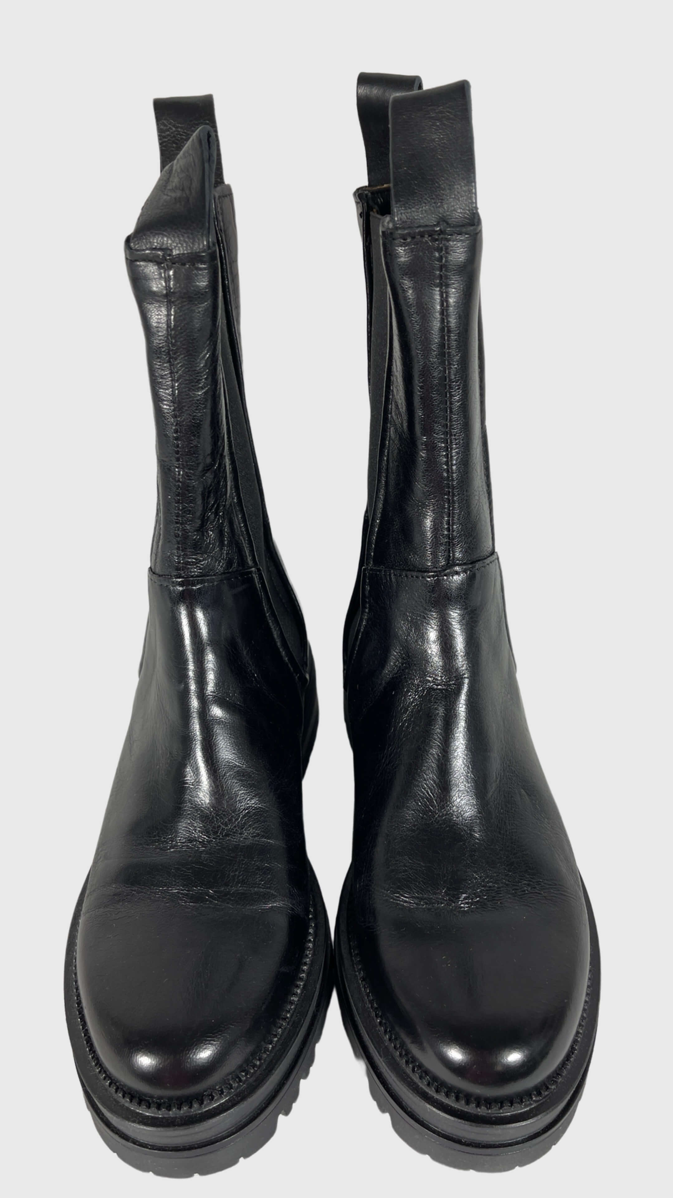 CINQUE ACC - 22053-10 Damen Chelsea Boots Stiefelette mit elastischen Einsätzen Schwarz