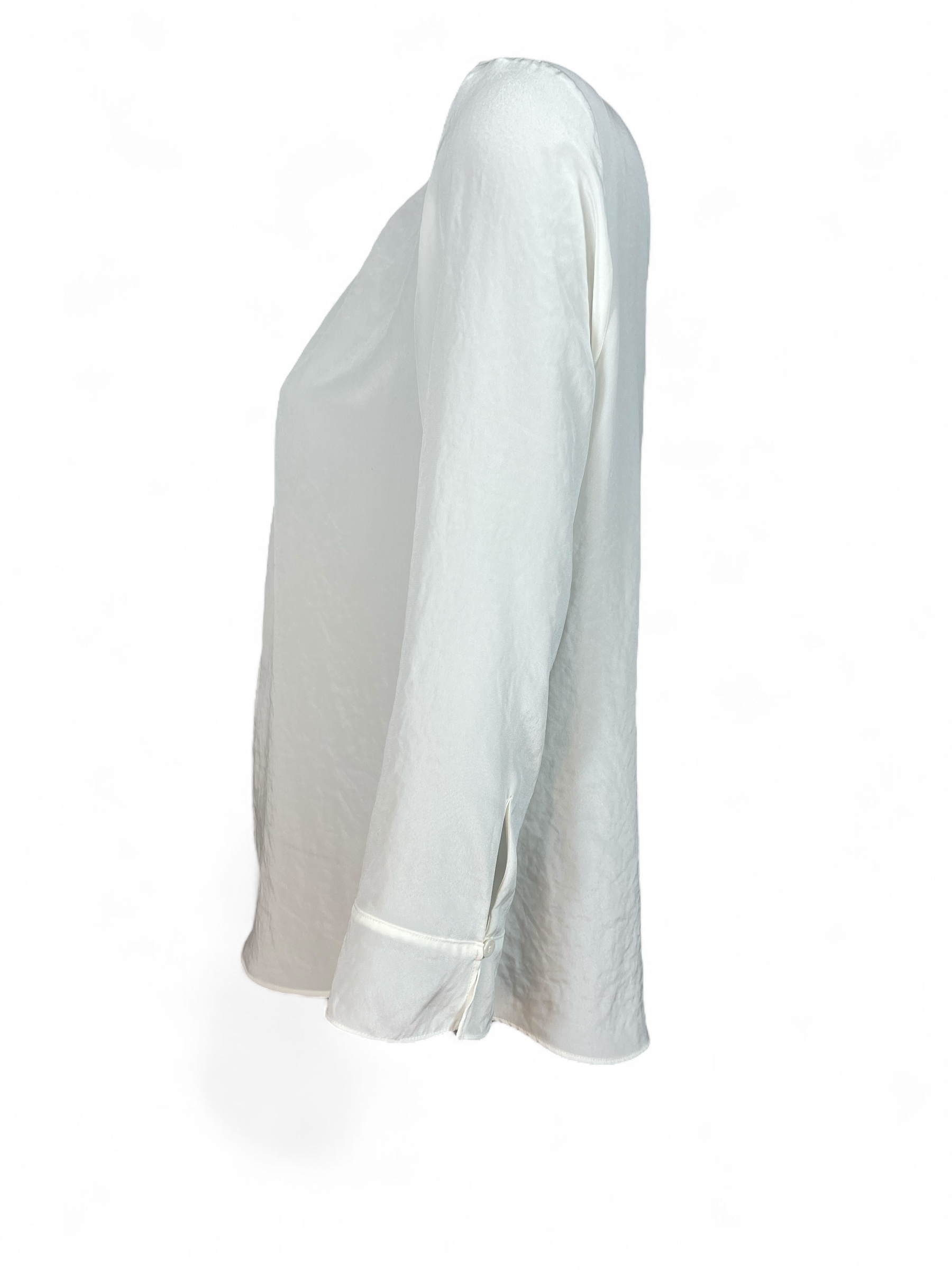 LUISA CERANO 208504/1687-0 Fließendes Blusenshirt off-white