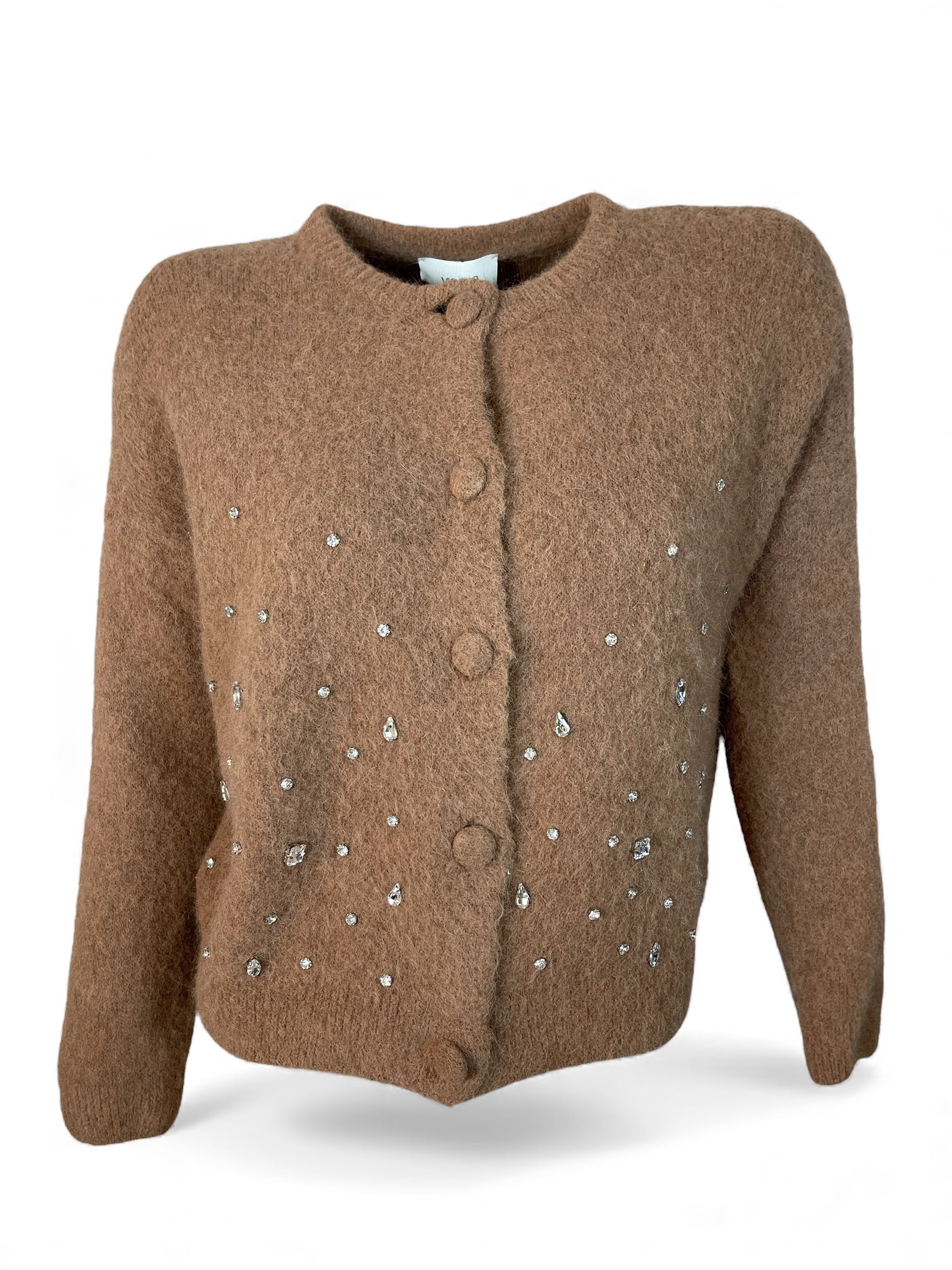 VICOLO 55050F DAMEN STRICKJACKE STRASS TABACCO VICOLO 55050F DAMEN STRICKJACKE STRASS TABACCO