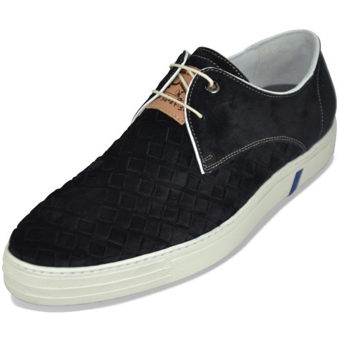 Floris van Bommel 14451 HERREN SCHUHE SNEAKER WOVEN SUEDE D.BLUE 00/P 7505 DUNKELBLAU. Floris van Bommel 14451 HERREN SCHUHE SNEAKER WOVEN SUEDE D.BLUE 00/P 7505 DUNKELBLAU.