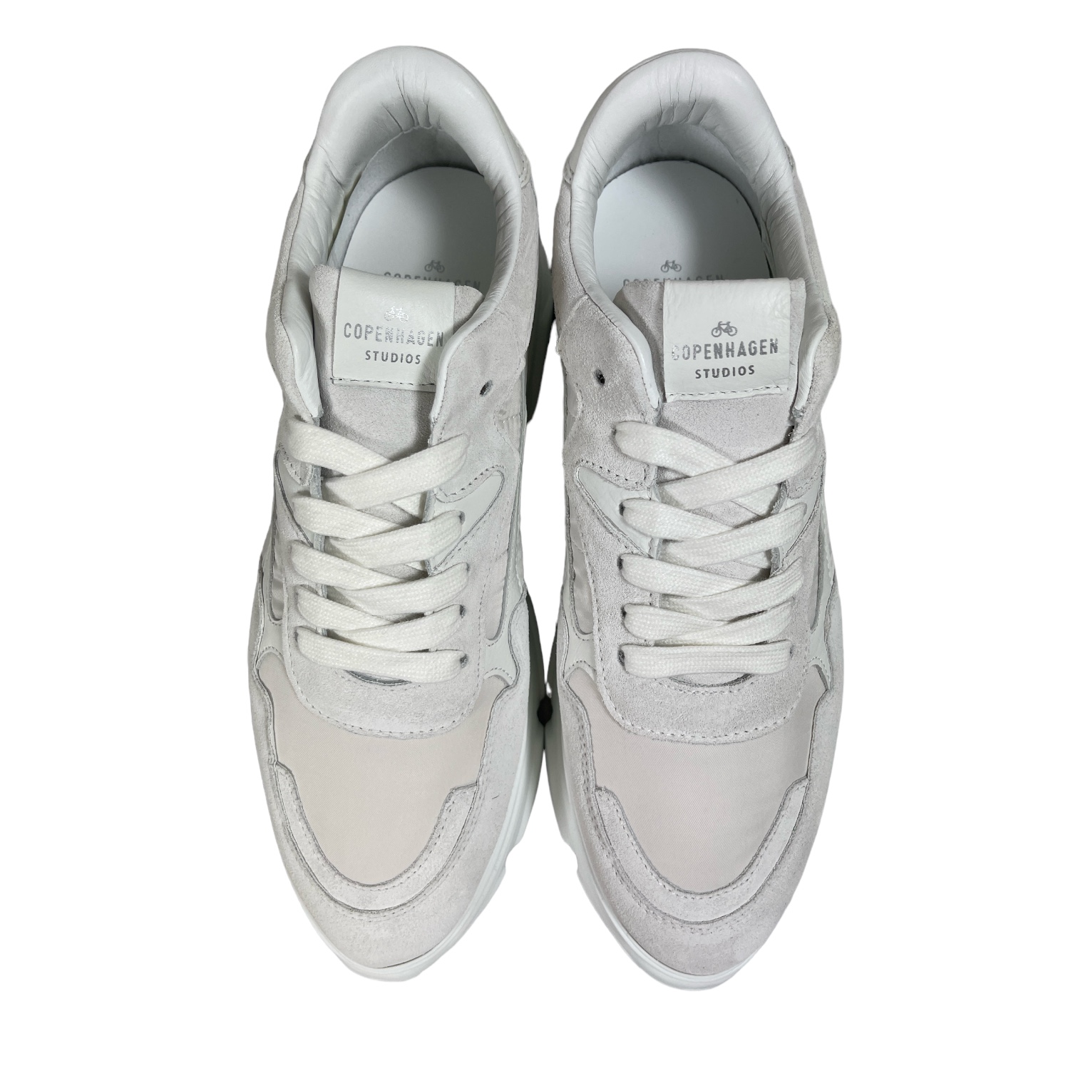 COPENHAGEN CPH51 MATERAL MIX DAMEN LEDER SNEAKER WEISS