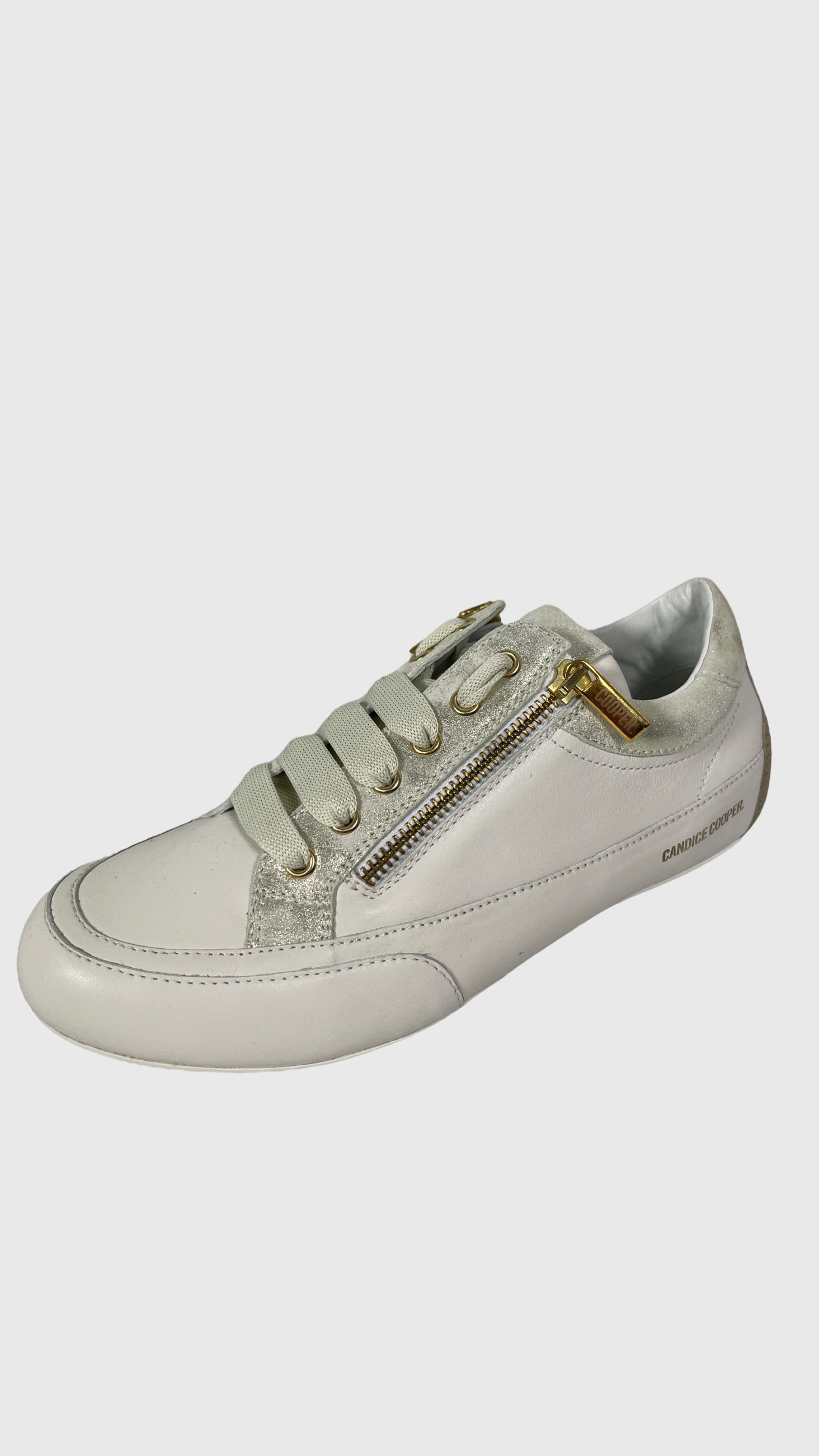 CANDICE COOPER  2016531-05 DAMEN SNEAKER WEISS/GOLD