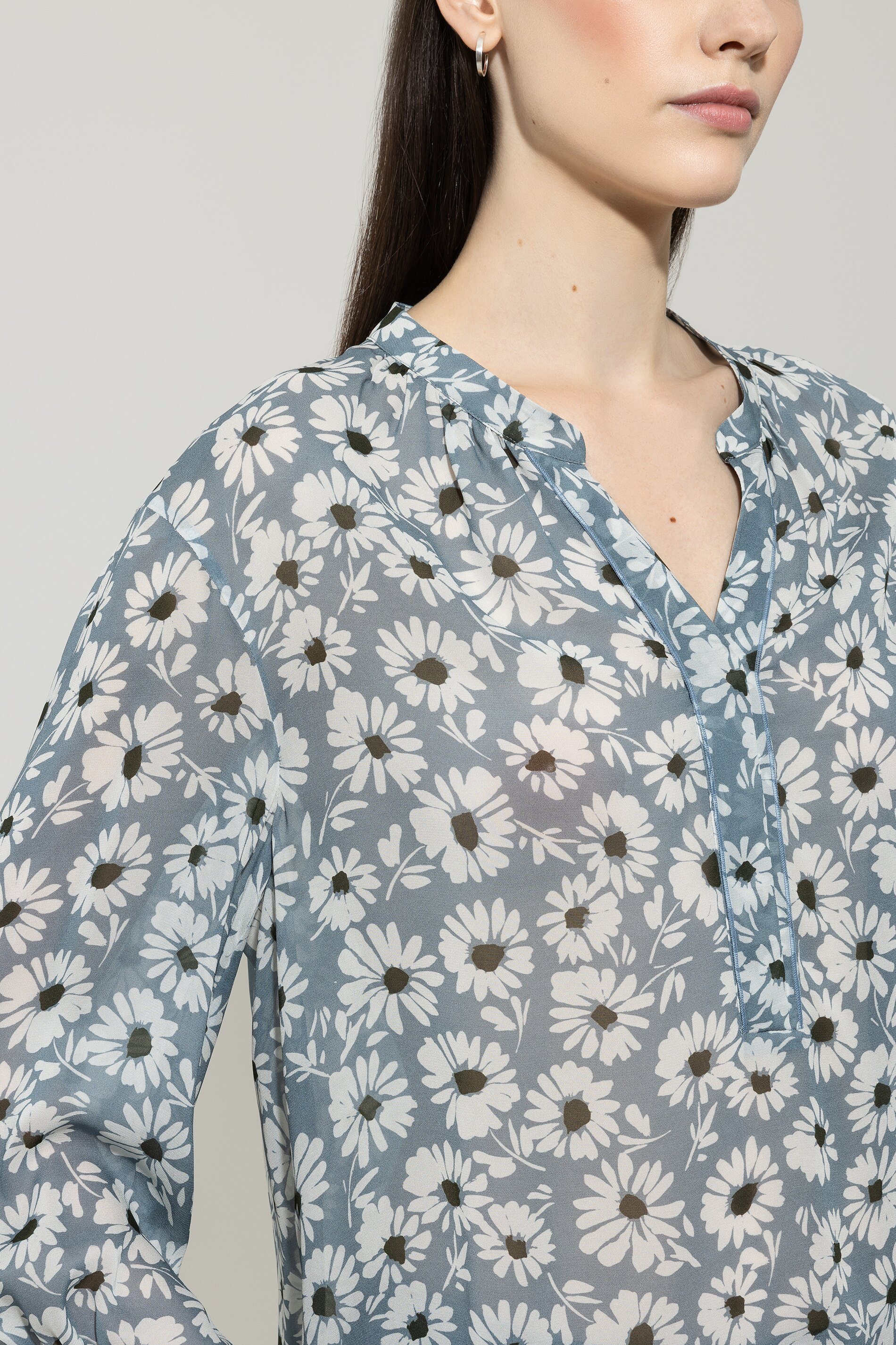 LUISA CERANO  228585/3781-0 Bluse mit Smart-Flower-Print.