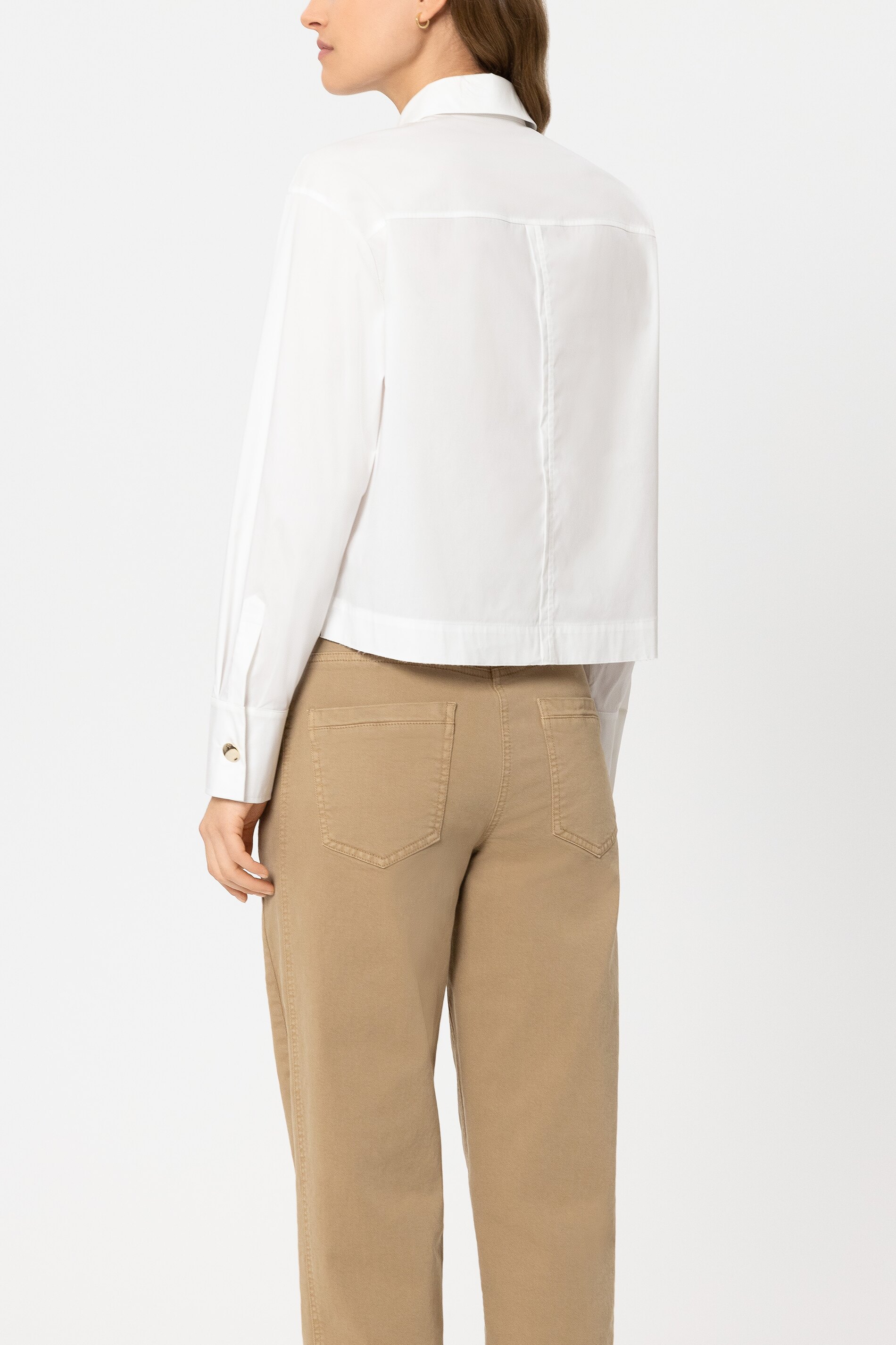 LUISA CERANO  238650/3810-0 Hemdbluse stretch weiß