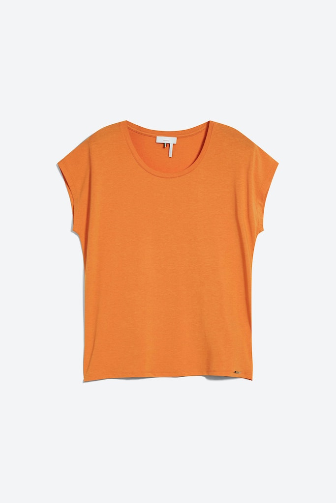 CINQUE 52802402 CITWIST Damen T-Shirt mit Rundhals Orange 35