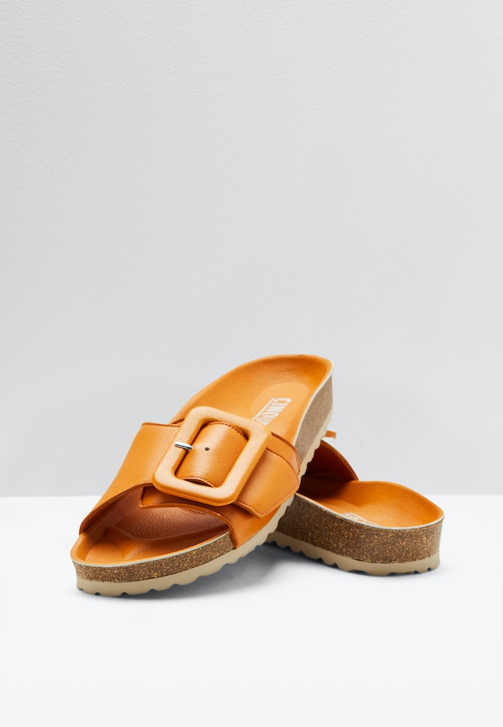 CINQUE 22289-10 CIPRIMA Damen Bio-Pantolette Kork Leder