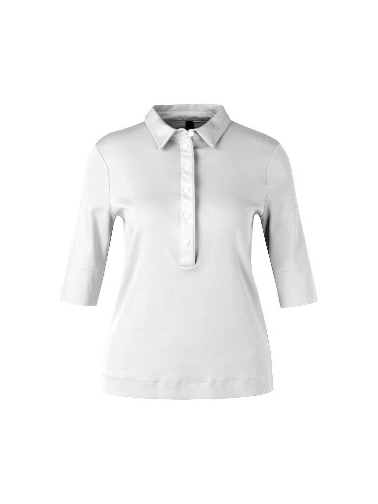 MARC CAIN +E 53.01 J50 Damen Poloshirt Weiß