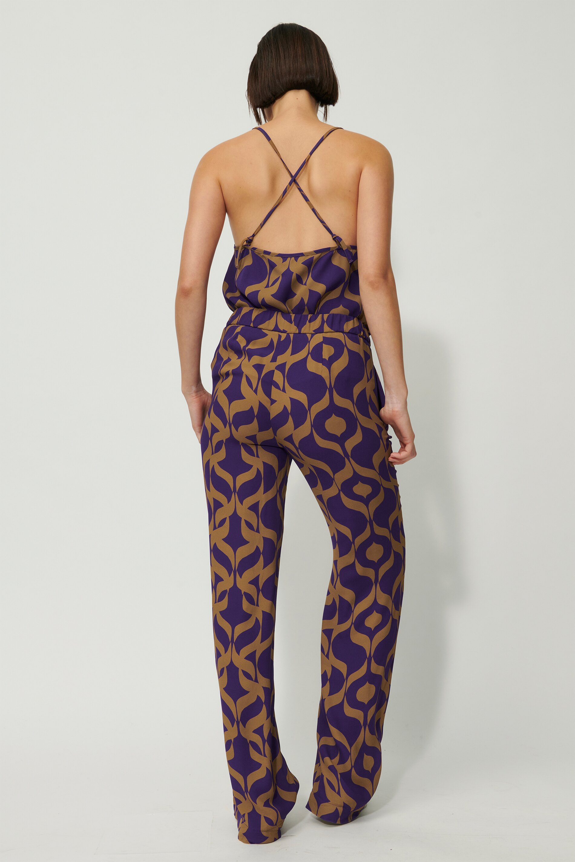 LUISA CERANO 288380/3525-0 Bluse Lila/braun
