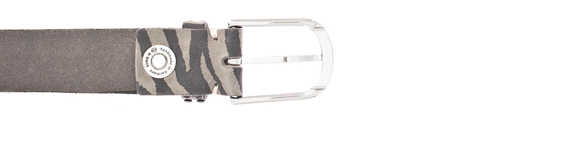 B.BELT BB0772L92 Leora Damen Leder Gürtel 35 mm Nubuk Nieten Kristallen von Swarovski Leo baileys-dunkelbraun