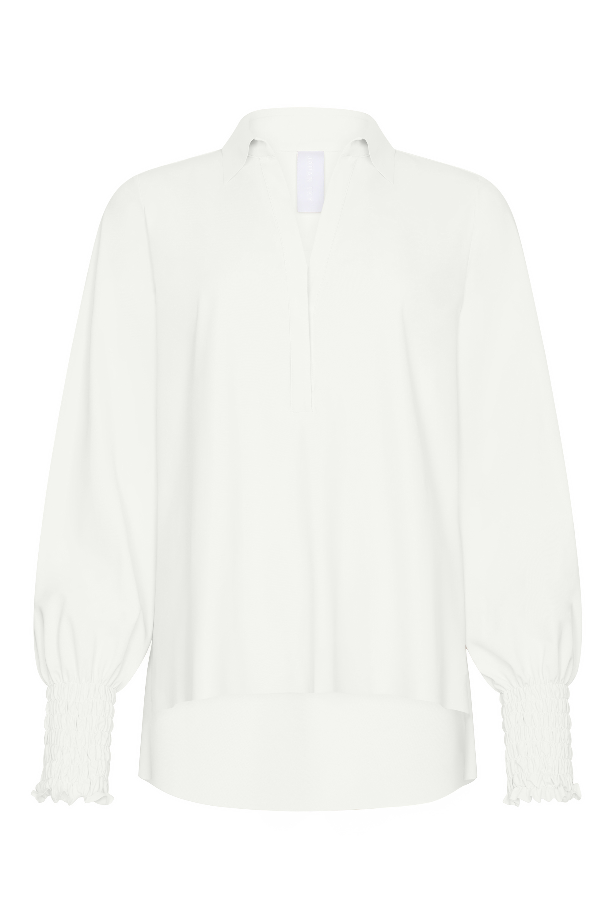 JAPAN TKY  YOHEI BLUSE WOLLWEISS  LEINEN 554