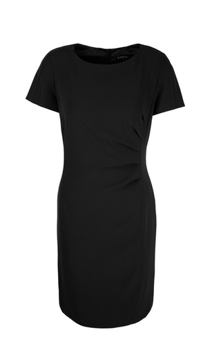MARC CAIN +E 21.03 W36 Kleid mit Seitenraffung black 900