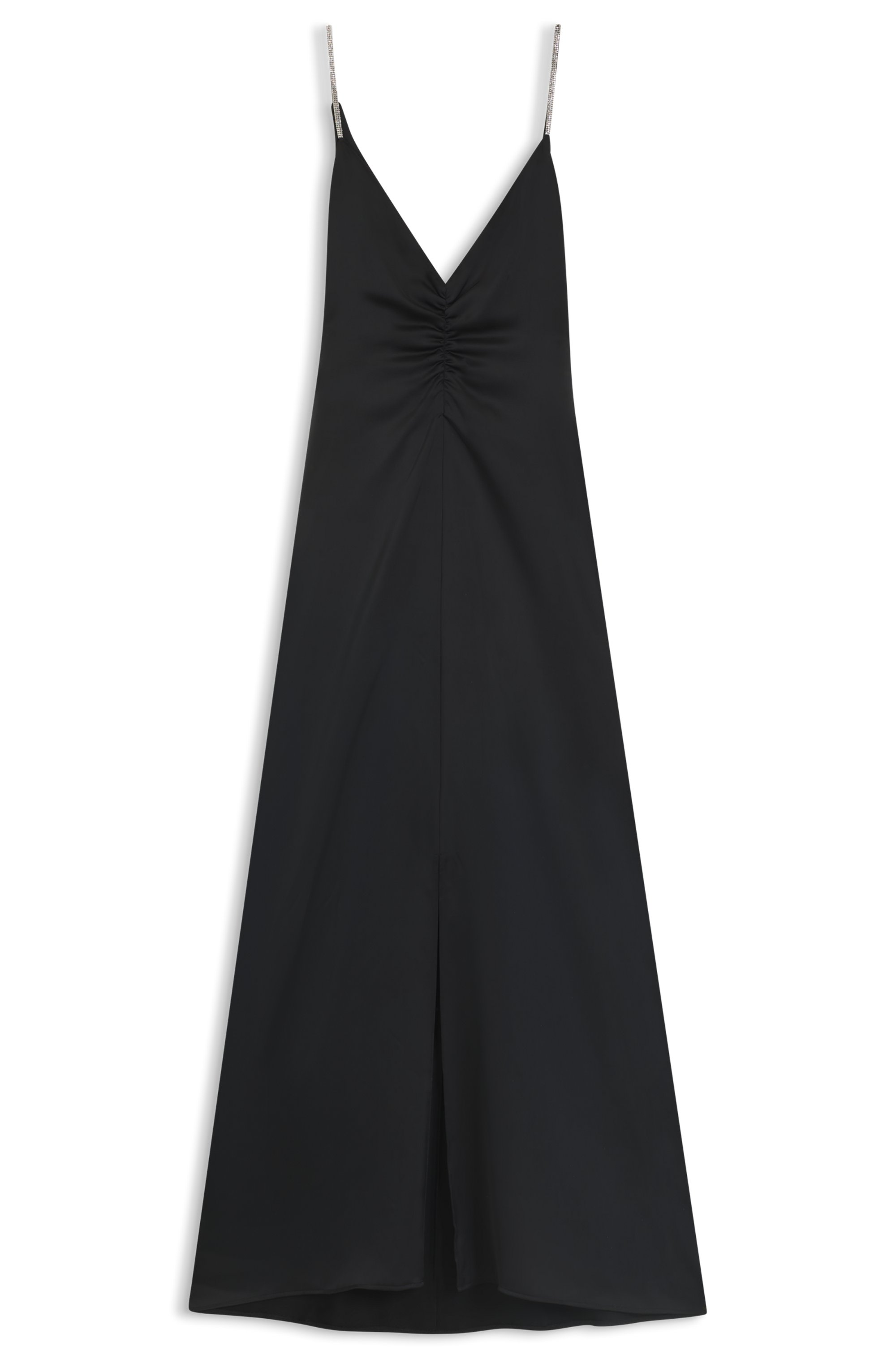 HUGO 50546784 Kebera-1 Abendkleid mit Strassträgern
