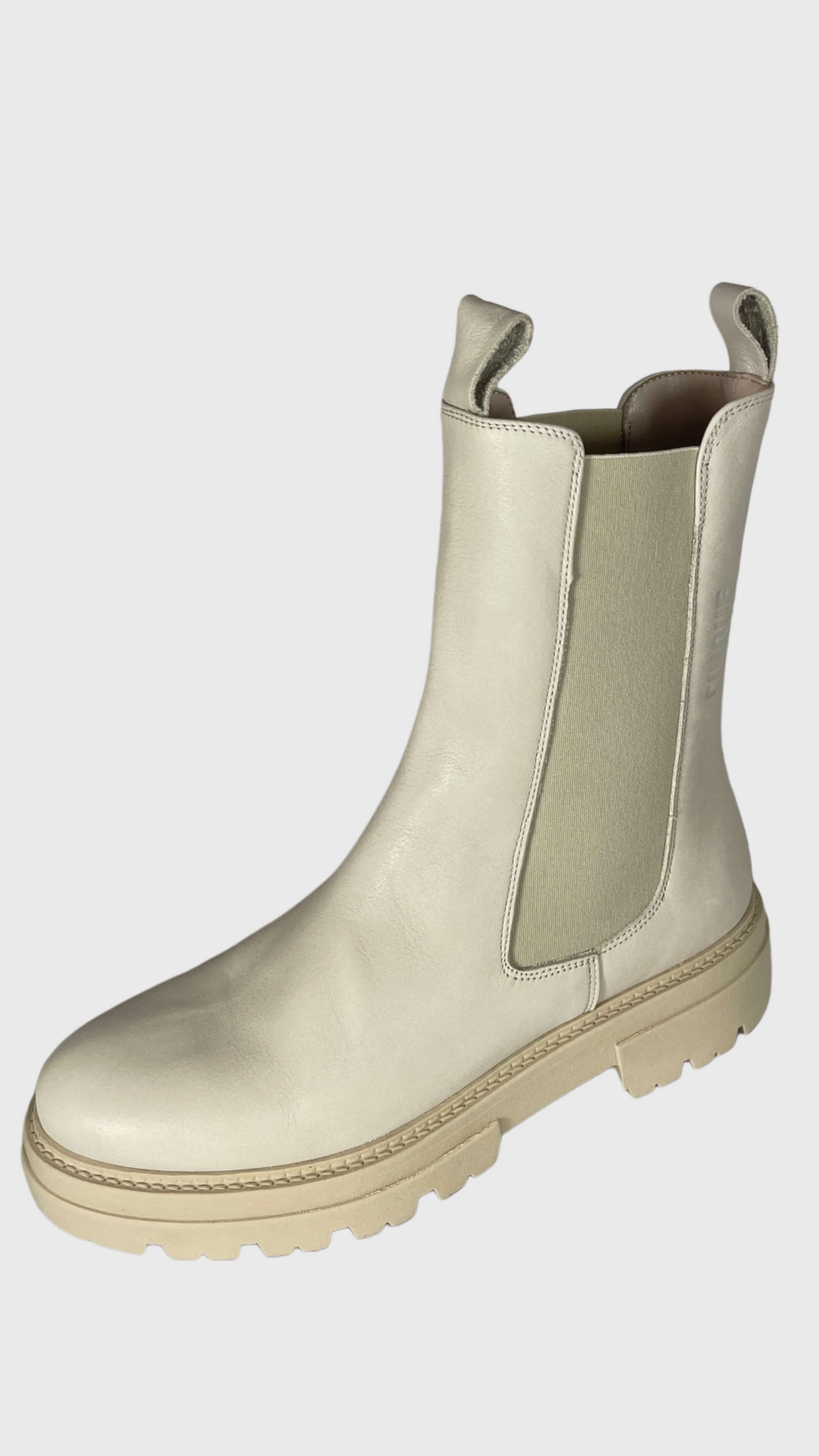 CINQUE  ACC - 22157-10  Damen Chelsea Boots Stiefelette mit elastischen Einsätzen Sand