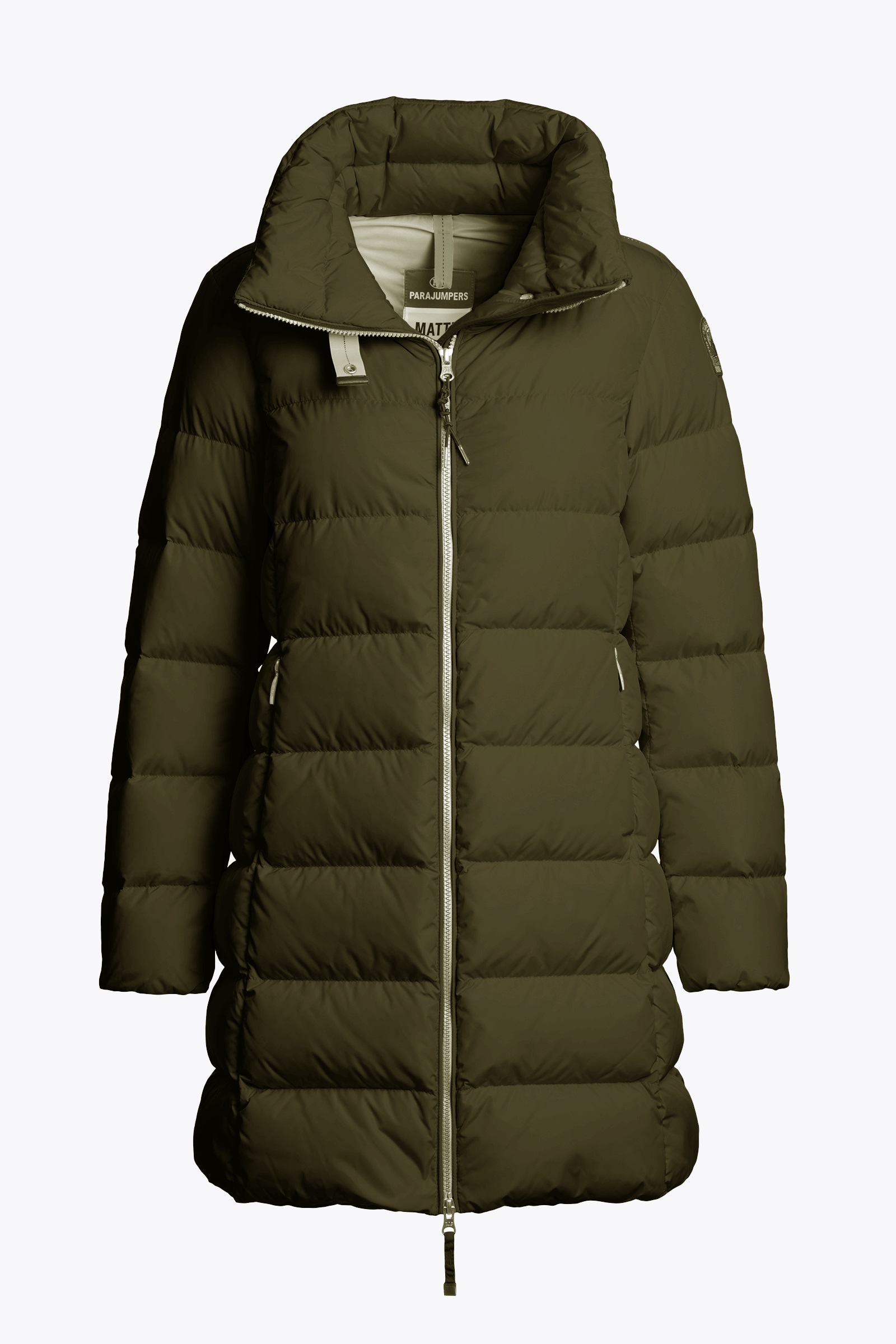 PARAJUMPERS TT33 MALANDRA  LANGE DAUNENJACKE  OLIV 0103