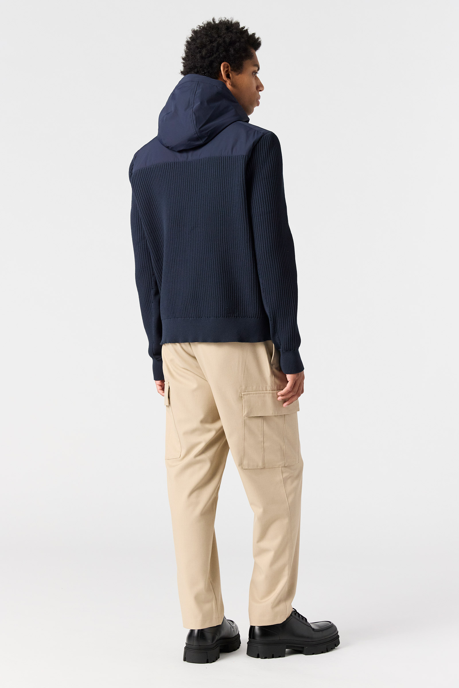 PARAJUMPERS  KT01 WILLARD  HYBRID JACKE BLUE NAVY 0316
