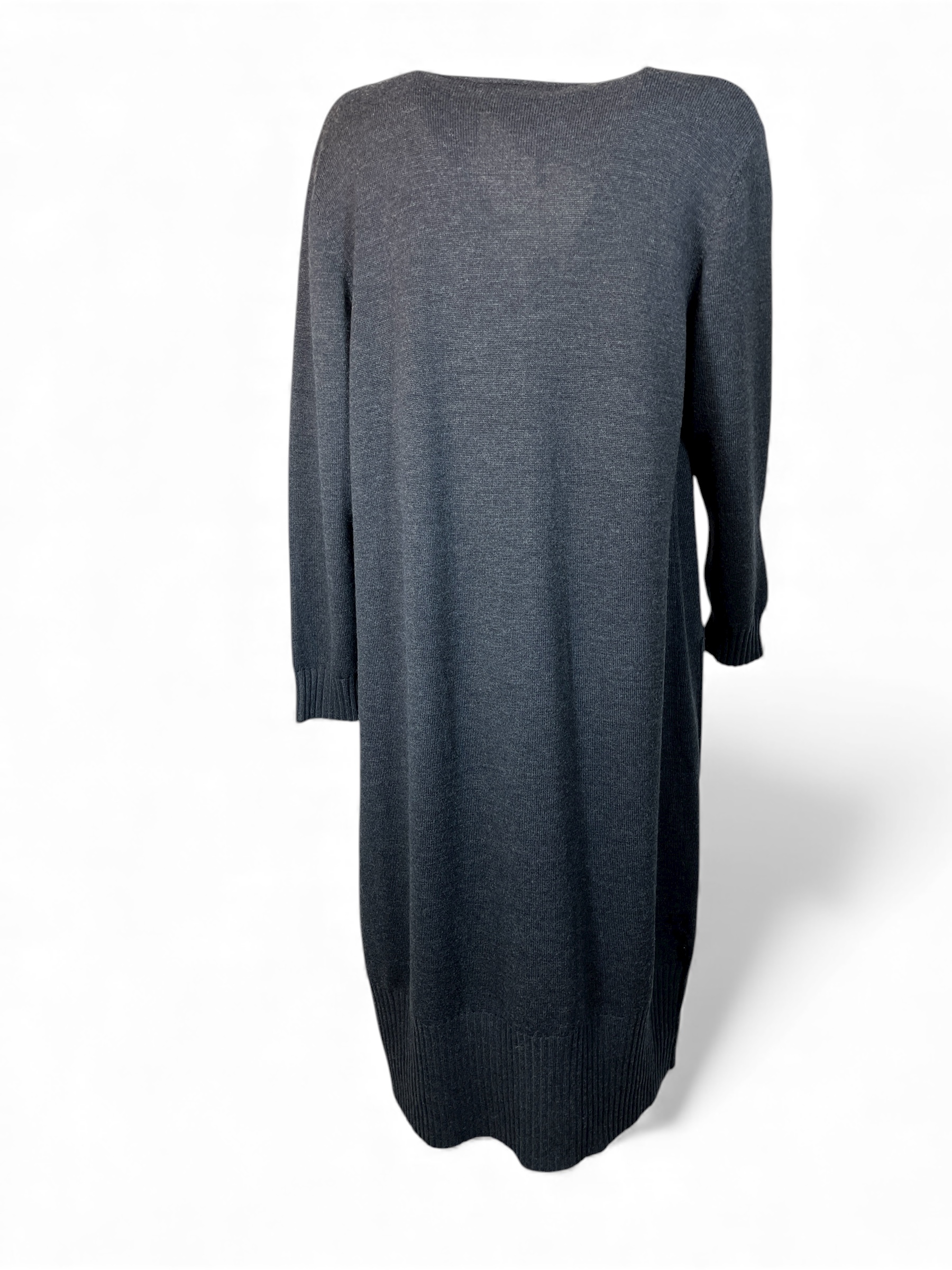 REPEAT 300462 CARDIGAN STRICKJACKE DARK GREY