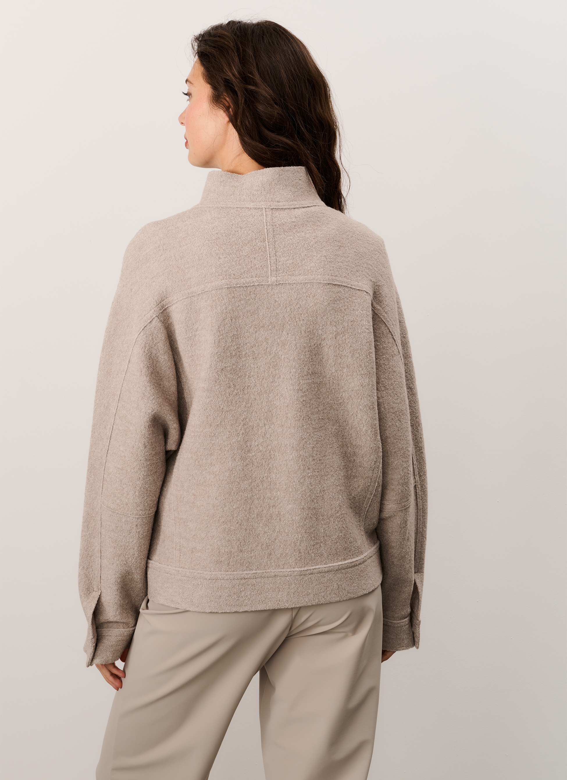 JAPAN TKY  KYOKO WOLL JACKE SAND MELANGE 5097