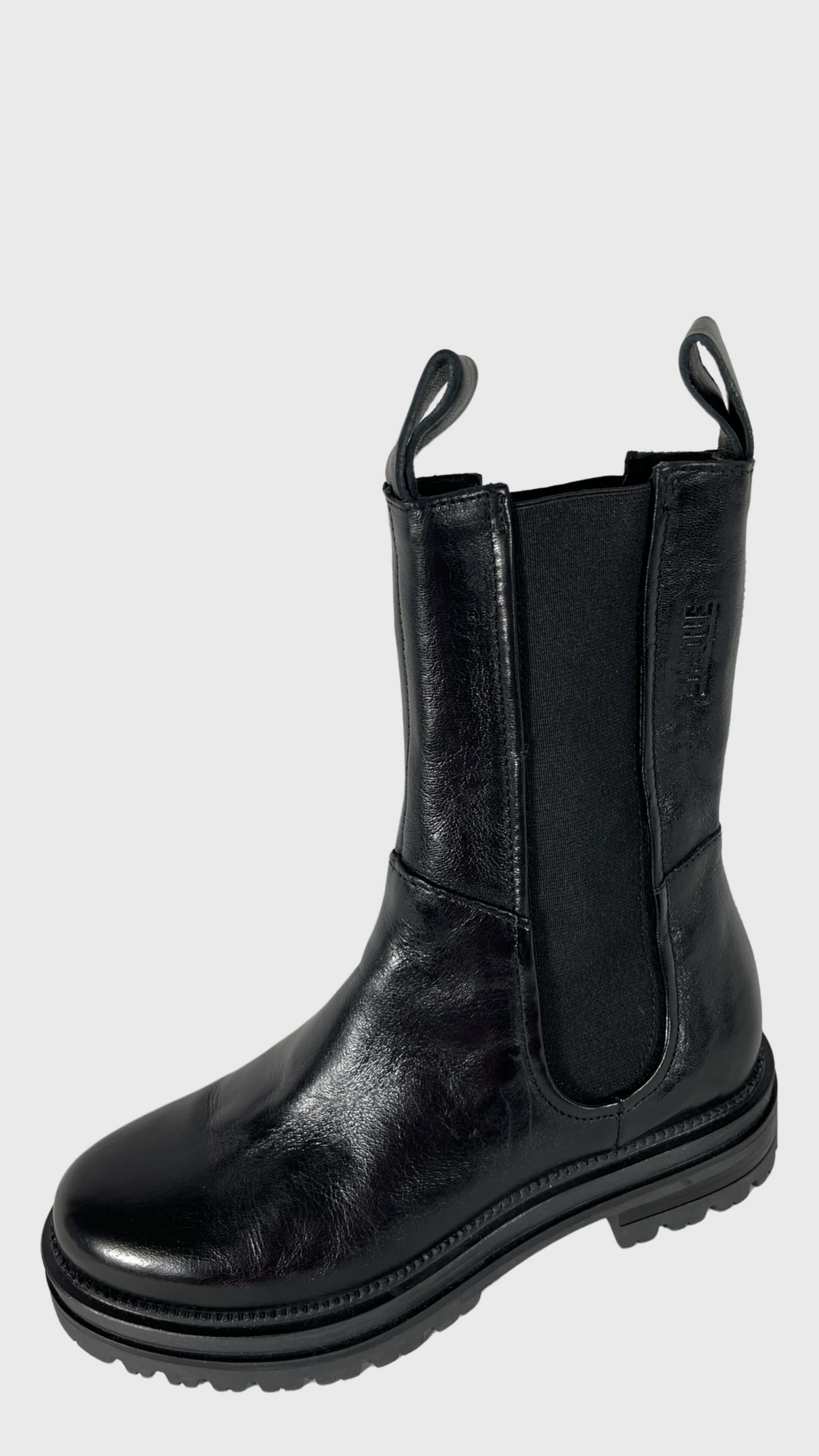 CINQUE ACC - 22053-10 Damen Chelsea Boots Stiefelette mit elastischen Einsätzen Schwarz