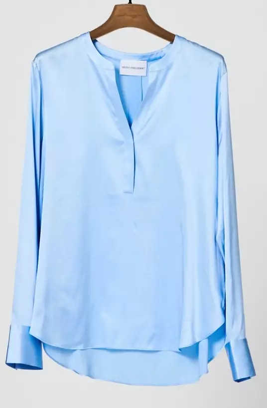 HERZENSANGELEGENHEIT 25221-6100 Damen Seidenbluse Seidentunika Stretch