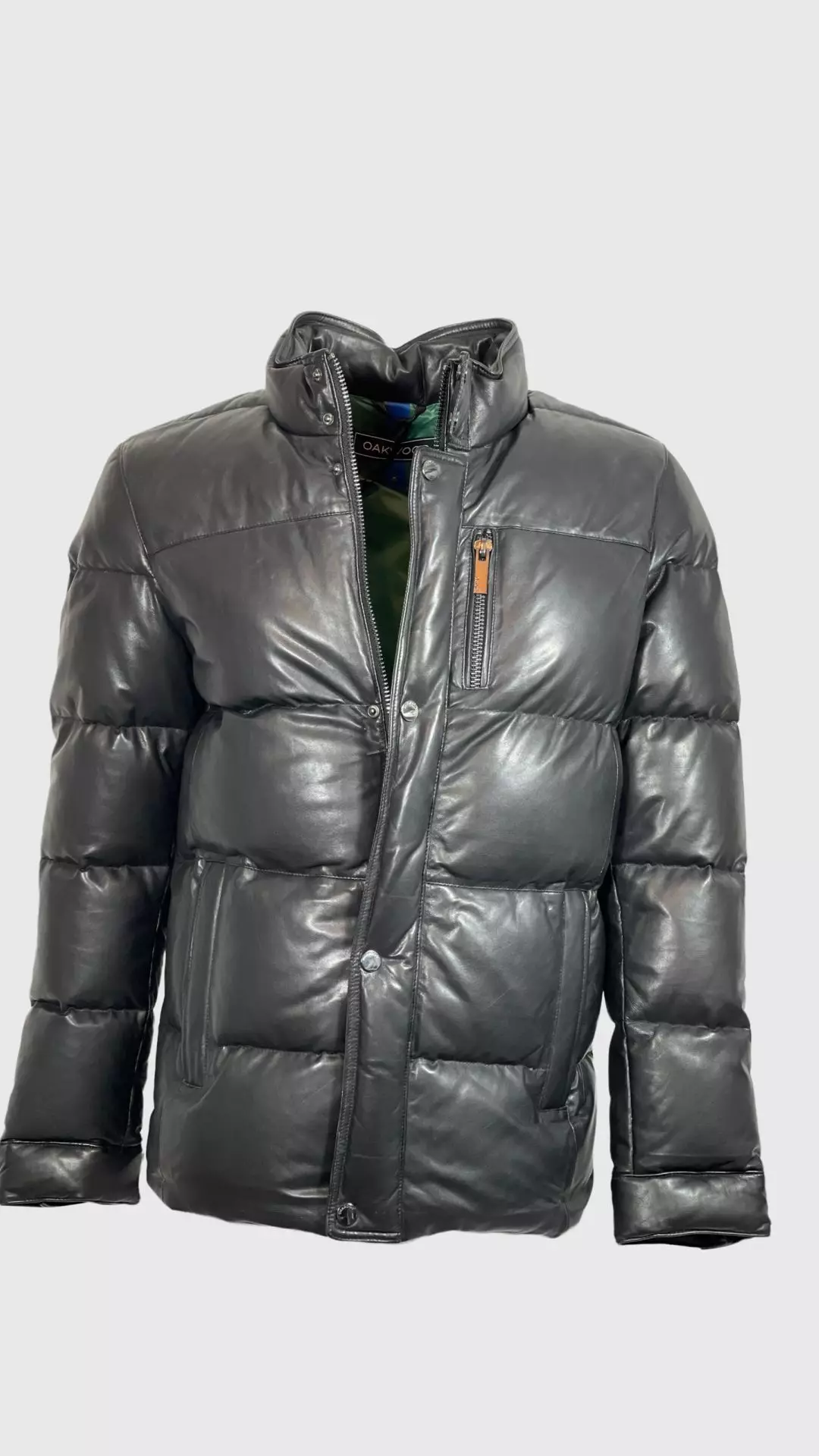 OAKWOOD  CLOVIS 63362 Herren Nappa Leder Daunenjacke SCHWARZ 501.