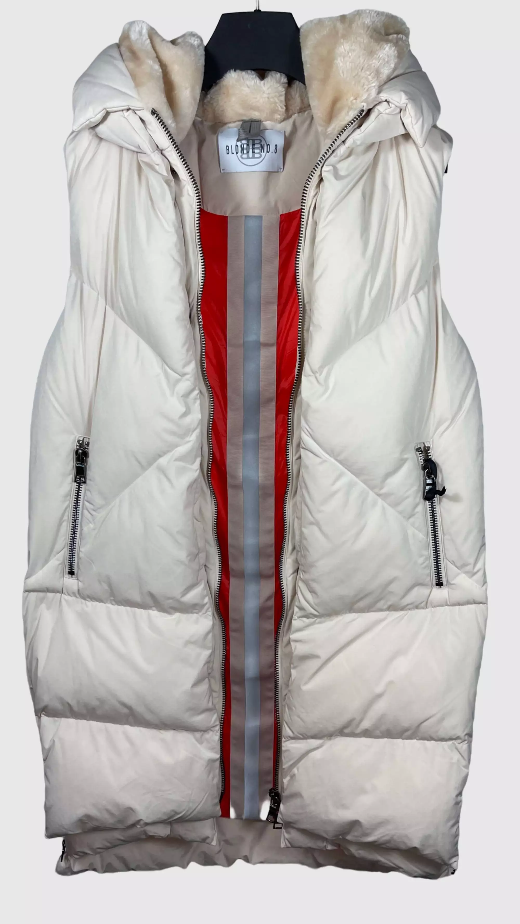 BLONDE FOG Damen Weste Naturweiß 5133