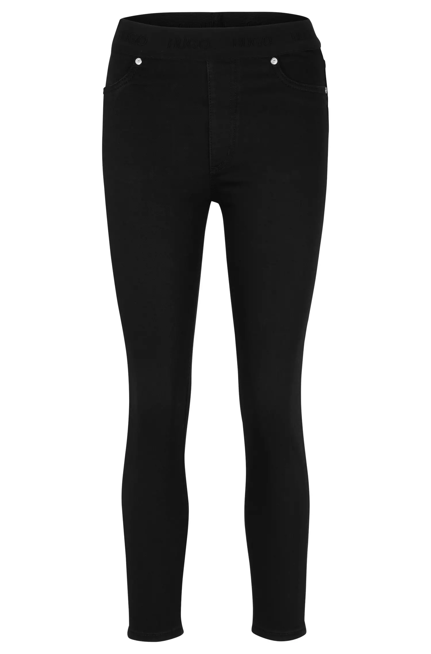 HUGO  50478418 Damen Denim Hose 931 Schwarz