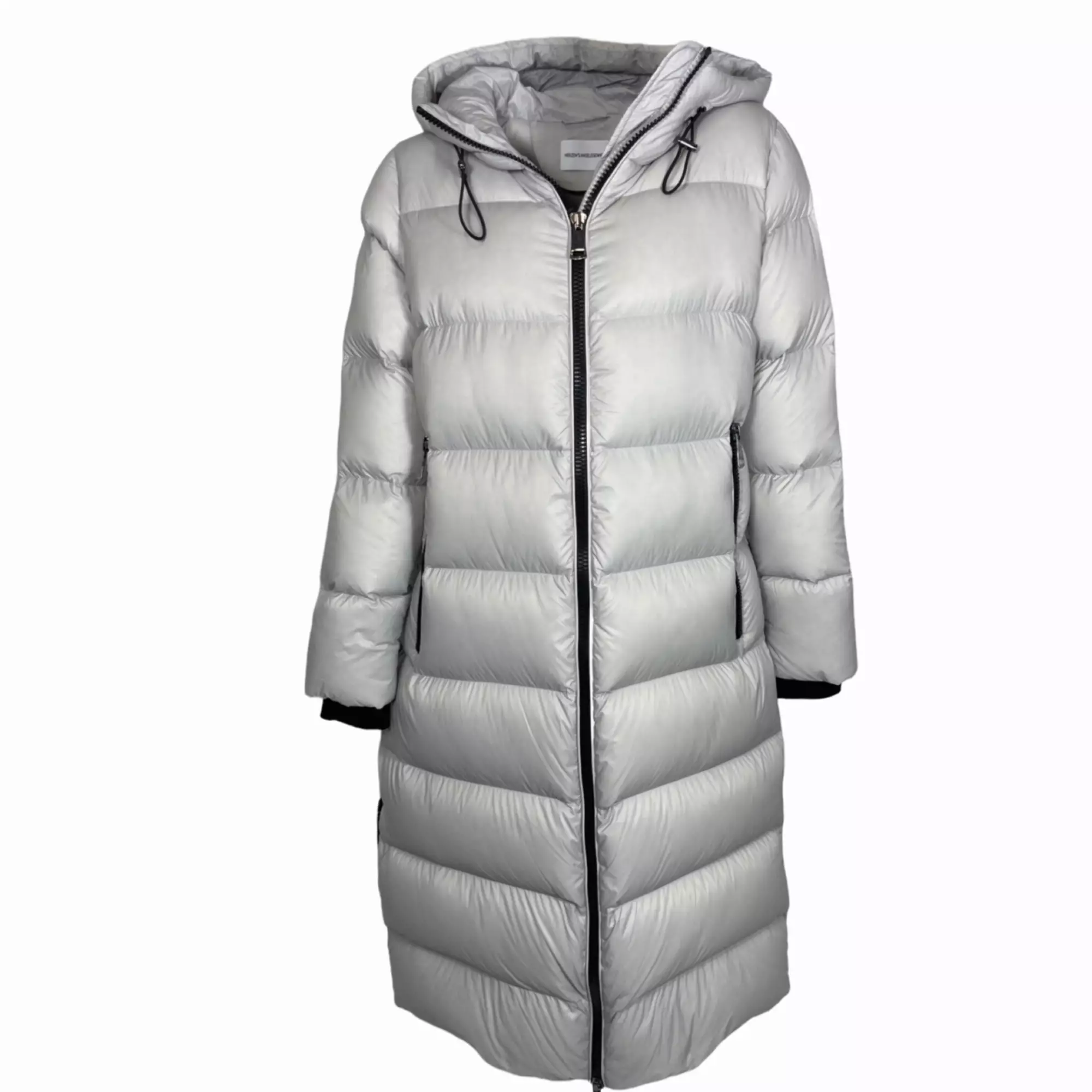 HERZENSANGELEGENHEIT  25224-6911 Daunenmantel mit Reißverschluss und Kapuze Hellgrau