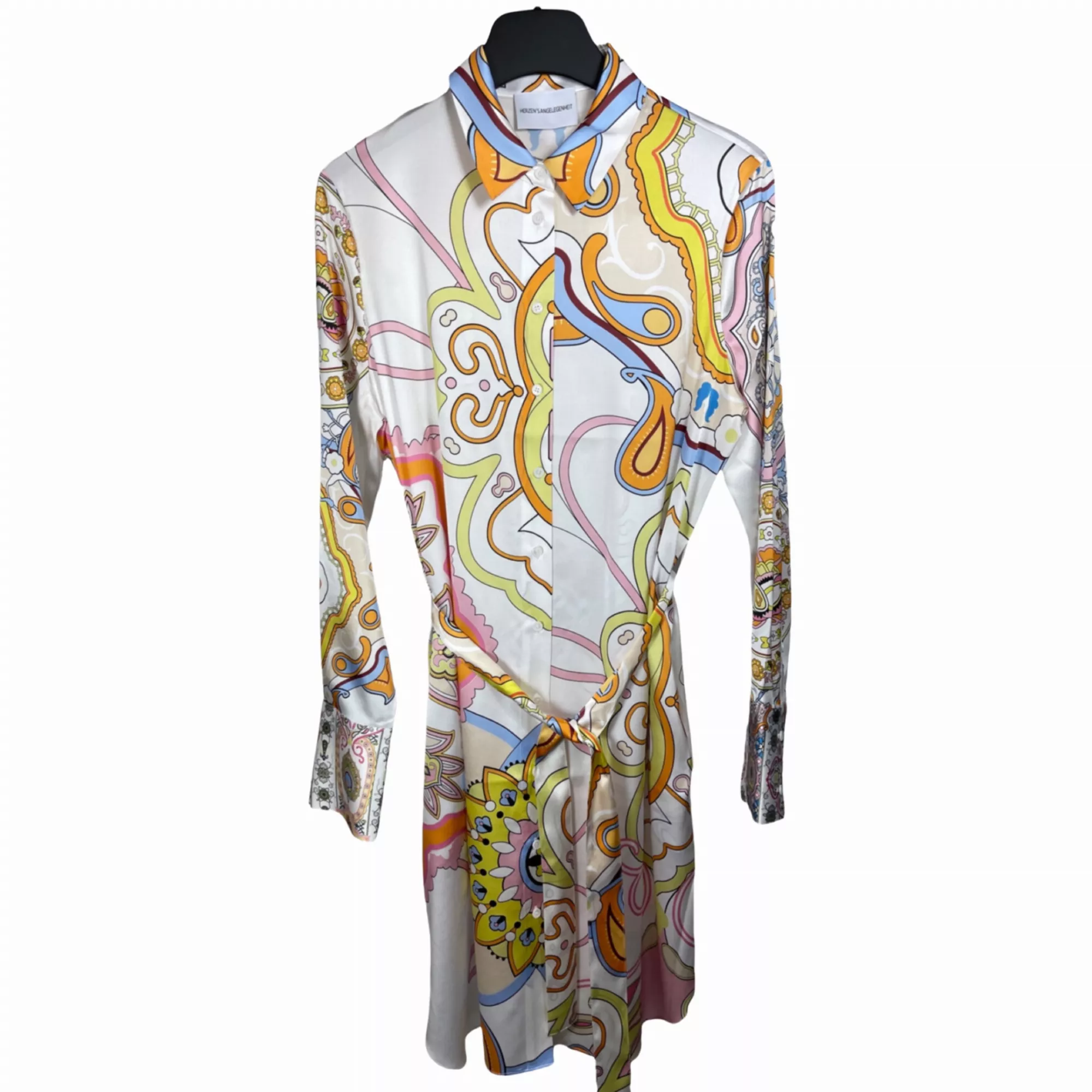 HERZENSANGELEGENHEIT  25231-6179 Blusenkleid aus Seide Stretch CITRO MULTI